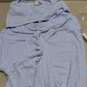 Milumia Women's Maternity 2 Piece Outfits Textured Drawstring Tie Knot Tank Top Bodycon Maxi Skirt Sets, Large