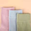 2 x FGZ Women Thin Cotton Socks Soft Cozy Socks Cute Ankle Crew Socks 5 Pairs (Blue)