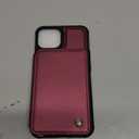 Vinich for iPhone 14 Wallet Case with Card Holder, RFID Blocking Credit Slots Kickstand Shockproof Phone Cover for Women Men, WineRed