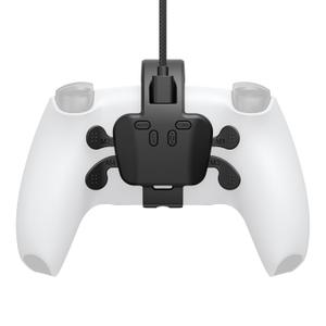 IWGAME Back Paddles for PS5 Controller, Plug and Play with 4 Back Buttons Attachment Compatible with PS5/PC/MAC, Support Turbo, Rrogrammable, Map, Key Swap Functions(Not include Controller)