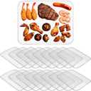25 PCS Grill Toppers, 12 x 15 Inch Grill Mesh Mats, Aluminum Grill Liners for Grilling Outdoor Camping Backyards, Silver