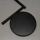 KES Bathroom Toilet Paper Holder Stand Modern Tissue Roll Holder SUS304 Stainless Steel Rustproof Freestanding 20.2" H, Matte Black BPH283S1-BK