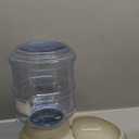 2 Pack Automatic Cat Feeder and Water Dispenser in Set Pet Food Bowl for Small Medium Dog Pets Puppy Kitten Big Capacity 1 Gallon x 2 (Cream)