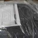 Wall Mounted Headboard, Peel and Stick Panels, Black, King