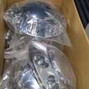 Axle Covers Complete Set Chrome ABS (2 Front 4 Rear) for Semi Truck