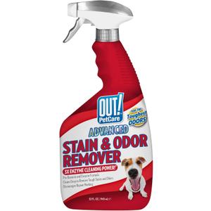 OUT! Advanced Stain and Odor Remover - Pet Stain and Odor Remover - 32 Ounces (Pack of 2)
