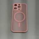TOCOL Magnetic for iPhone 16 Pro Case, Upgraded Full Camera Protection, Compatible with Magsafe, Drop Protection, Translucent Matte Back Bumper for iPhone 16 Pro 6.3-Inch (Light Pink)