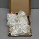 1 PCS Bow Garland Banner, Satin Ribbon Hanging Party Bow Garland Decoration, Pre-Strung Satin Ribbon Ornaments, Ribbons Bows Party Decorations for Birthday Baby Shower Wedding Partys Supplies