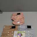 wegreeco Washable Female Dog Diapers Highly Absorbent Reusable Diapers for Dog in Heat Dog Period, 3 Pack (Large), Champagne Colour)