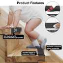Non-Slip Step Edge Protector, Vinyl Stair Nosing - Self-Adhesive Anti-Slip Stair Nose Edging Trim, Stairway Nose Molding & Nosing Strip for High Traffic-Safety, Indoor-Outdoor Use(Black 2"2",10Ft)