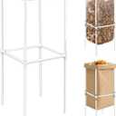 PVC Garden Trash Bag Holder 23.6 * 23.6 * 31.5inch Leaf Bag Holder for Leaves Yard Waste Camping