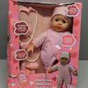 Interactive Talking Baby Doll Doctor Set Toy Pack for Kids  14 Doll with Lights, Sound Effects, Pretend Play Dr Checkup Accessories  Pink Newborn Hospital Care Nursing Playset for Toddler Girl 3+