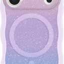 kate spade new york iPhone 17 Pro Case - Compatible with MagSafe - Designer Phone Case - Opal Glitter