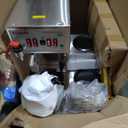NUPANT 12 Cup Commercial Coffee Maker, Auto Filling Drip Coffee Maker Machine with 3 Glass Carafes 3 Warmers, Stainless Steel Pour Over Coffee Brewer with Hot Water Supply for Restaurant Office Cafe, 36 Cup