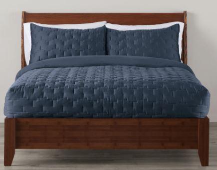 Modavari Three Piece Comforter Set King - Blue