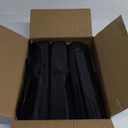 Plasticplace 95-96 Gallon Heavy Duty Black Trash Bags - Contractor Grade, Extra Large Garbage Bags for Construction & Outdoor Trash Cans, 1.2 Mil Thick, 61 x 68 (15 Count Roll)