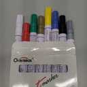 Overseas Paint Marker Pens - 8 Colors Oil Based Permanent Markers, Waterproof, Quick Dry, Medium Tip, Assorted Color Paint Pen for Metal, Wood, Fabric, Plastic, Rock Painting, Canvas, Glass, Art Craft