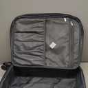 Kono 24 Inch Softside Expandable Checked Luggage with 8 Spinner Wheels TSA Lock Softshell Lightweight Business Travel Suitcase for Men and Women, Navy Blue