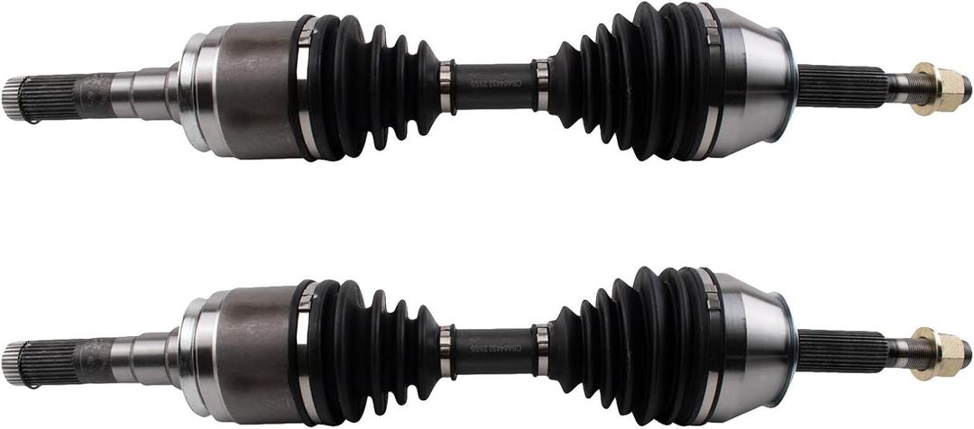 TRQ Front CV Axle Shaft Assembly Set Compatible with 2014-2016 Jeep Cherokee