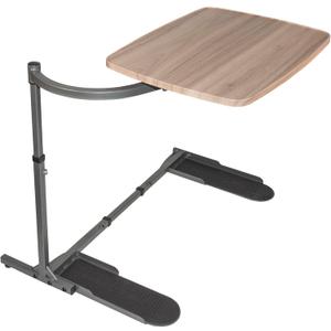 Stander Wonder Tray, Adjustable Swivel Table, Large Laptop Stand, Couch Desk, Side Tables & Gaming Bench, TV-Trays for Eating on Couches, Chairs, Recliners, Ash Gray (Grey)