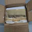 4 Pack Christmas Stocking Holders, Metal Mantel Hangers with Anti-Slip Base for Fireplace Decorations (Gold-4)