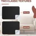 Leather Repair Patch Tape Kit, Self Adhesive Leather Repair for Furniture, Couch, Sofa, Car Seats,Office Chair,Vinyl Repair Kit.60inx16in (Black-Litchi Grain)