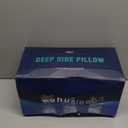Cube Pillow for Side Sleeper with Firm Layer, Cooling Memory Foam Pillows with Two Side Four Types of Softness for Neck and Shoulder Pain, King or Queen 24"x12"x5"
