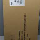 Carex Portable Shower Bench - Shower Bath Seat - Fits tub having width in the range of 19"-28". Comfortable Contoured Seating Area with 300 Pound Weight Capacity, Portable and Easy to Store