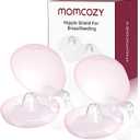 Momcozy Nipple Shield, Floral Contact Nipple Shield for Breastfeeding Moms with Flat or Inverted Nipples (20mm)