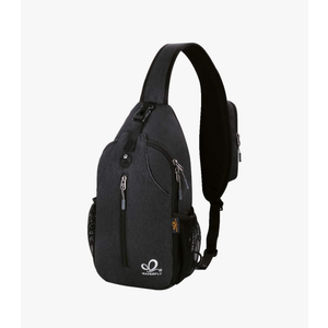 WATERFLY Crossbody Sling Backpack Sling Bag Travel Hiking Chest Bag Daypack