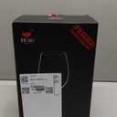 JBHO Crystal Wine Glasses - Hand Blown Red or White Wine Glasses -18 Ounce - Set of 2 - Lead-Free Premium Crystal - Long Stem Wine Glasses - Clear