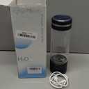 5.0 Upgrade 4000PPB High Concentration Hydrogen Water Bottle GeneratorNO.1-24-Hour Hydrogen Lock SPE PEM Technology, Double Hydrogen Content & High Borosilicate Glass for Post-Workout Recovery