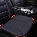 MYFAMIREA Car Seat Cushion Pad 1.2" Thick Comfort Seat Protector for Car Driver Seat Office Chair Home Use Memory Foam Seat Cushion with Non Slip Bottom, 20'' x 18.5'', Gray
