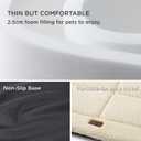 Bedsure Washable Dog Bed for Extra Large Dogs, Soft Foam Floor Pet Mat, Lightweight Travel Flat Puppy Mattress for Indoor Pet, 24x18 in