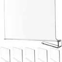 6pcs Shelf Dividers for Closet Organization Clear Shelf Separators for Kitchen Office and Bedroom Storage Easy to Install