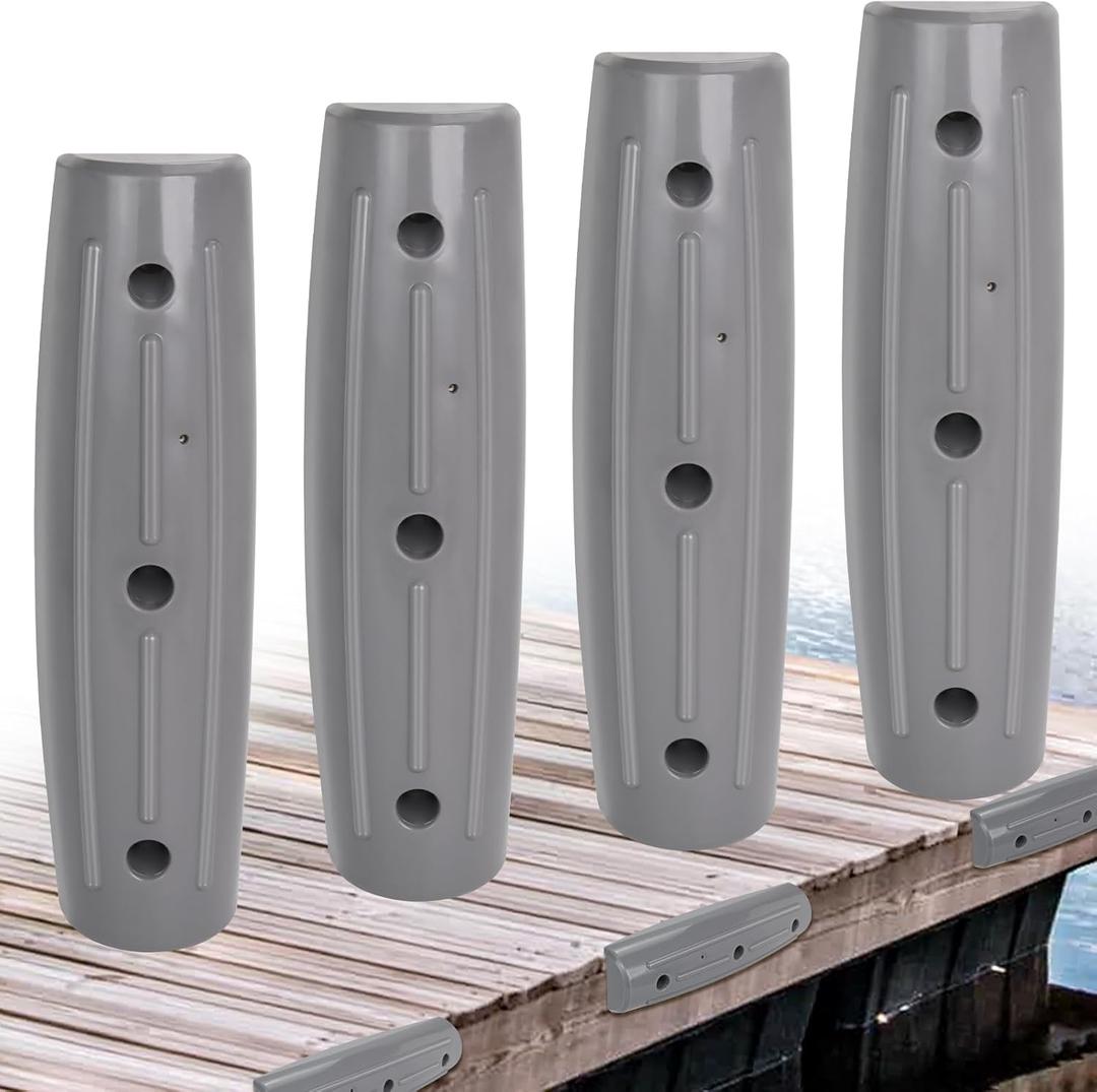 Dock Fender Bumpers, Boat Dock Bumpers Straight-Edge Marine Fenders Side Guard, Soft UV-Resistant Marine 17-Inch, Horizontal Protection, Inflatable