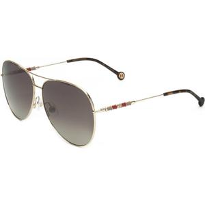 Carolina Herrera Unisex Sunglasses (Lens-64 Bridge-13 B-57 Temple-145, Gold/Brown Gradient-j5gha)