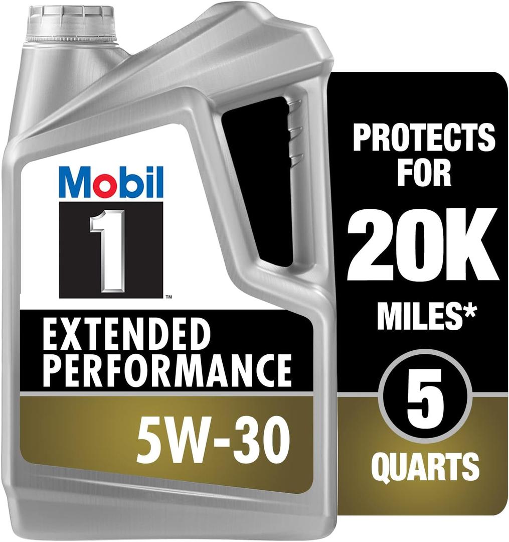Mobil 1 Extended Performance Full Synthetic Motor Oil 5W-30, 5 Quart