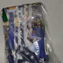 Riyidecor Blue Gold Happy Birthday Navy Royal Backdrop 7Wx5H Feet Polyester Fabric Men Boy Golden Dot Balloon Diamond Sparkle Cool Bday Party Photography Background Decorations Banner Photo Shoot