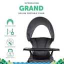 Baby Delight Go with Me Grand Deluxe Portable Chair | for Kids | Indoor and Outdoor | Grey