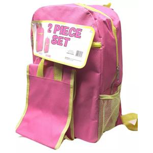 DI AD Sutton Girls Backpack With Lunchbag 16x11 inch