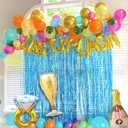 LaVenty Luxury Last Splash Bachelorette Party Decorations Mermaid Bridal Shower Decorations Pool Hawaiian Luau Beach Bachelorette Decorations Tropical Bridal Shower