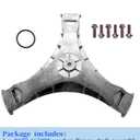 DC97-16509B (OEM) Washer Flange Shaft Assembly & DC60-40137A Hex Mounting Bolt (6pcs) & DC69-00804A Gasket Seal Replacement for Sam Washer, Replaces Part Numbers DC97-16509A DC97-16509C 2-Year QA
