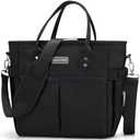 MAXTOP Lunch Bag Women for Work Insulated Thermal Lunch Box for Men with Wide-Open Pocket Reusable Leakproof Cooler Bags with Removable Shoulder Strap for Teacher Nurse Office Picnic Travel Black