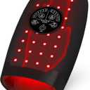 Lunix LX33 Carpal Tunnel & Wrist Pain Relief Device, Red Light Therapy for Hands with Arthritis, Cordless Air Compression Hand Massager, Charcoal Black
