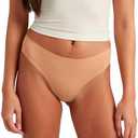 Saalt Seamless Thong - Womens Period Underwear - Replaces 1 Liner or 2 Light Tampons, M