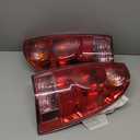 Boine Tail Light Compatible With 2005-2015 Toyota Tacoma Pickup Driver and Passenger Side Rear Brake Lamp Tail Light Bulb and Harness Included