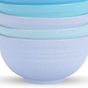 Homestockplus 【Set of 4】 Unbreakable Soup Bowls, 34 Ounces Big Bowls Microwave and Dishwasher Safe BPA-Free Bowl for Cereal, Salad, Soup, Ramen,Oatmeal Apply to Kitchen, Dishwasher & Microwave Safe