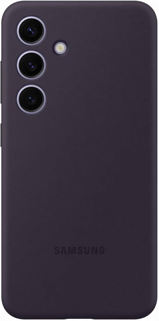 Samsung Galaxy Official S24 Silicone Case, Dark Violet