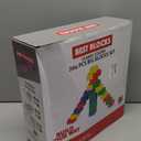 Big Blocks Set, Large Building Blocks for Ages 3 and Up, 100% Compatible with All Major Brands, Classic Colors, 204 Pieces